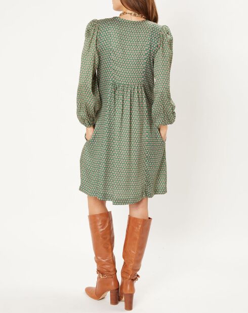 Robe courte Luka verte