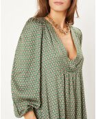 Robe courte Luka verte