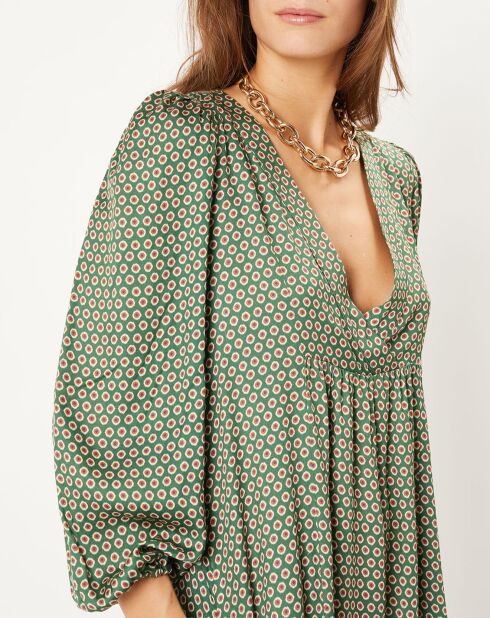 Robe courte Luka verte