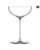 6 Verres à Cocktail Transparents - 31.8cl