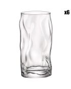 6 Gobelets FH transparents - 45.5cl