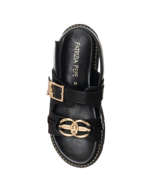 Schwarze Sydney Sandalen