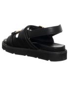 Schwarze Sydney Sandalen