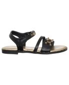 Rime zwarte sandalen