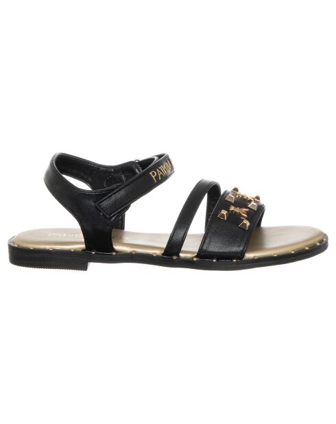 Rime zwarte sandalen