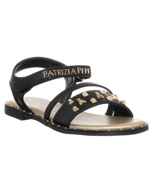 Rime zwarte sandalen