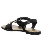 Rime zwarte sandalen