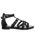 Louise schwarze Sandalen