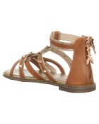 Kamelfarbene Sandalen Louise