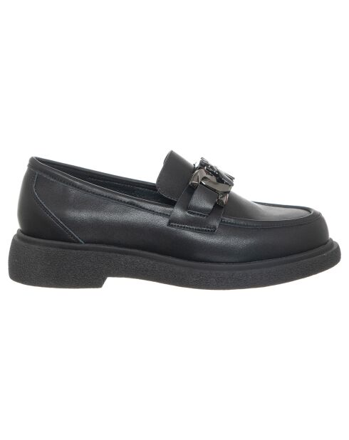Mocassins en Cuir Jade noirs