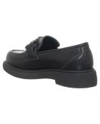 Mocassins en Cuir Jade noirs