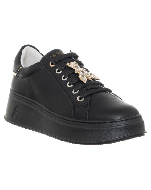 Sneakers en Cuir Alix noires