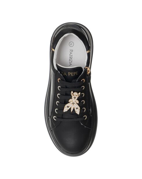 Sneakers en Cuir Alix noires