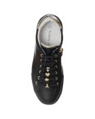 Sneakers en Cuir Victoire noires