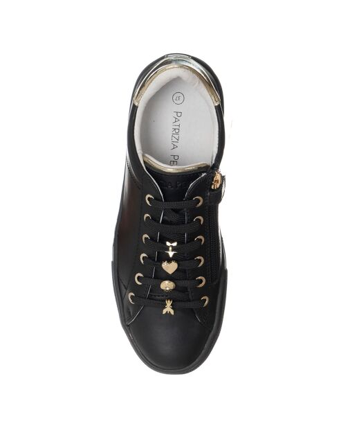 Sneakers en Cuir Victoire noires