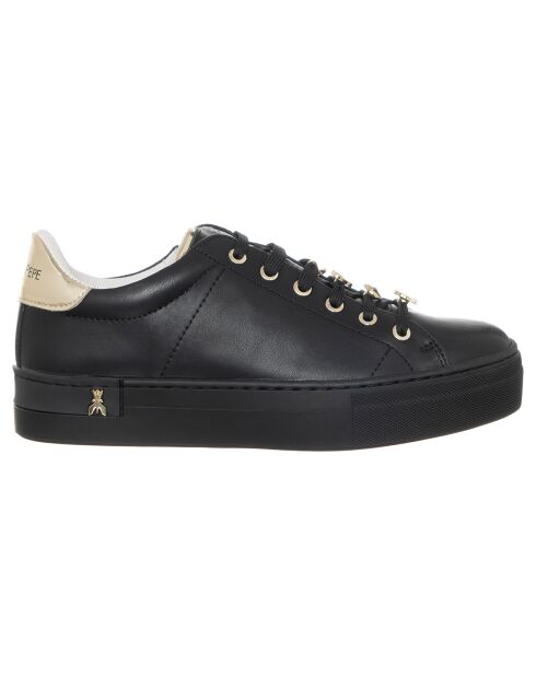 Sneakers en Cuir Victoire noires