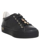 Sneakers en Cuir Victoire noires