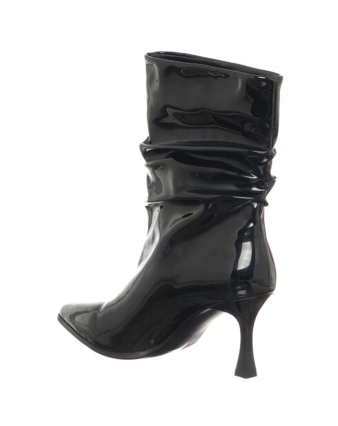 Bottines Marie noires - Talon 7.5 cm