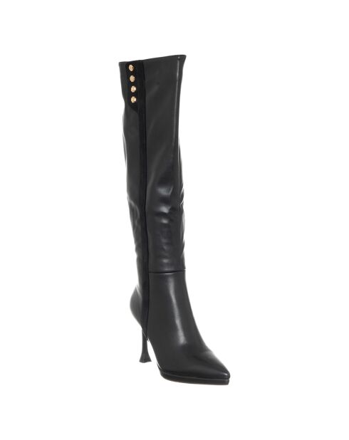 Bottes Sara noires - Talon 9.5 cm