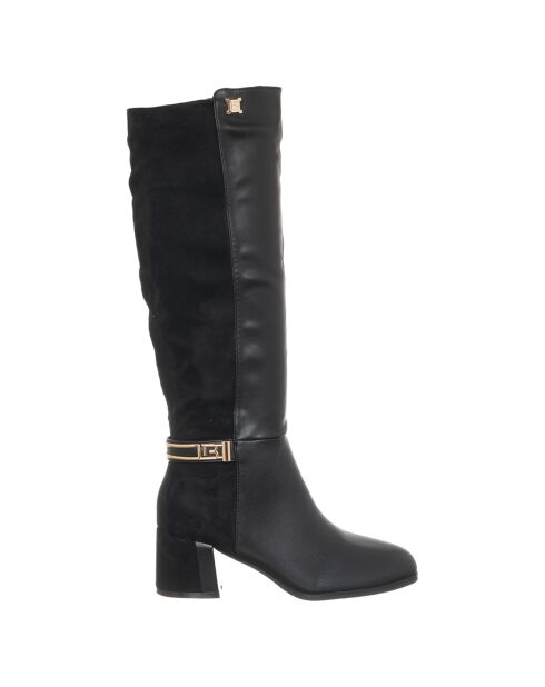 Zwarte Thaise laarzen - hak van 6 cm