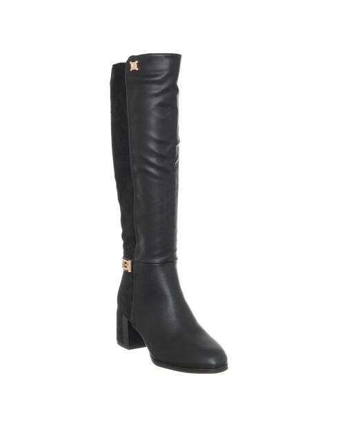Zwarte Thaise laarzen - hak van 6 cm