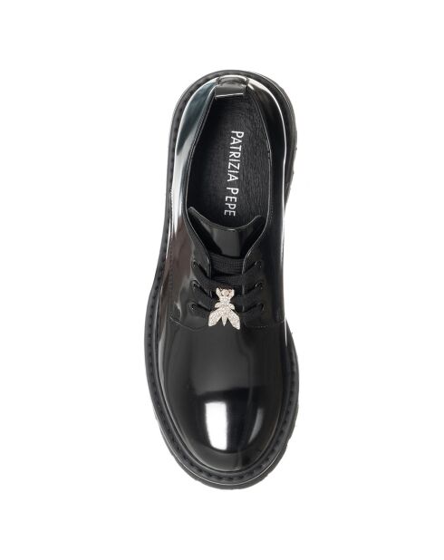 Derbies Joy noires - Talon 4.5 cm
