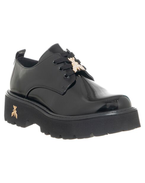 Derbies Joy noires - Talon 4.5 cm