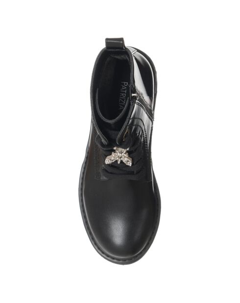 Boots en Cuir Lise noires - Talon 4.5 cm