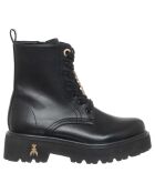 Boots en Cuir Lise noires - Talon 4.5 cm