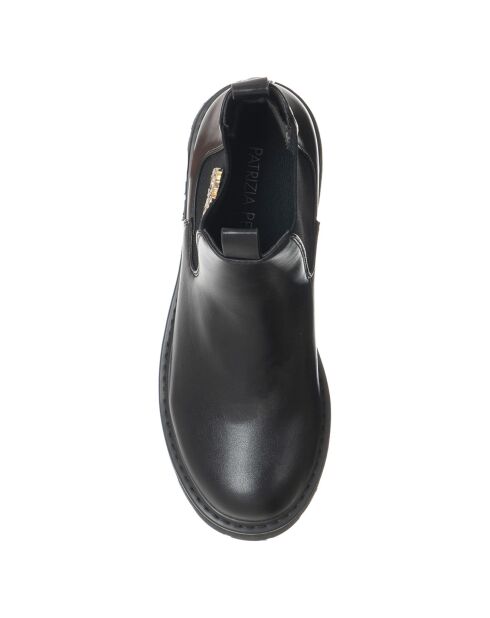 Chelsea Boots en Cuir Roxane noires - Talon 4.5 cm