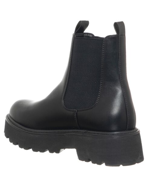 Chelsea Boots en Cuir Roxane noires - Talon 4.5 cm