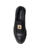 Mocassins Elena noirs - Talon 4.5 cm