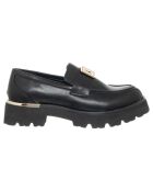 Mocassins Elena noirs - Talon 4.5 cm