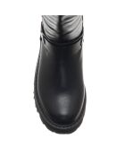 Bottes en Cuir Ava noires - Talon 4.5 cm