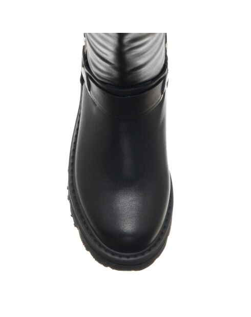 Bottes en Cuir Ava noires - Talon 4.5 cm