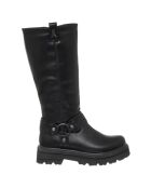 Bottes en Cuir Ava noires - Talon 4.5 cm