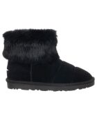 Boots en Cuir Alya noires