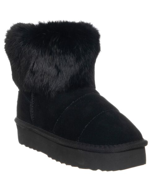 Boots en Cuir Chloé noires