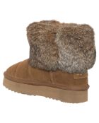 Boots en Cuir Chloé camel