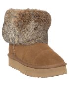 Boots en Cuir Chloé camel