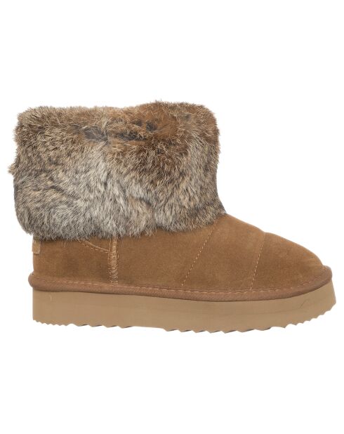 Boots en Cuir Chloé camel