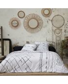 Parure housse de couette blanche