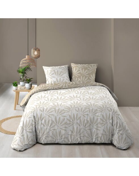 Omkeerbare natuurlijke dekbedovertrekset