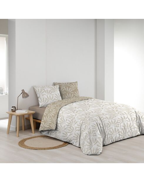 Omkeerbare natuurlijke dekbedovertrekset