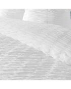 Parure housse de couette blanche