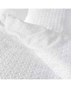 Parure housse de couette blanche