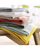 Parure housse de couette en Gaze de Coton kaki