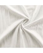 Witte dekbedovertrekset van katoengaas