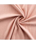 Parure housse de couette en Gaze de Coton rose
