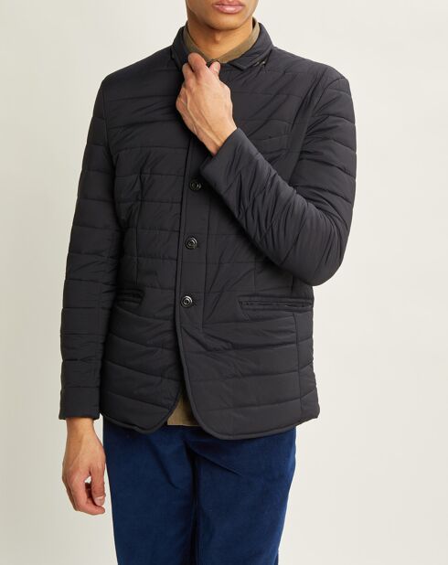 Blazer matelassé bleu foncé